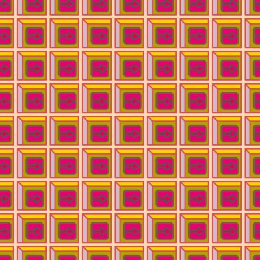 Ok düğmeleri ile Dikişsiz soyut desen