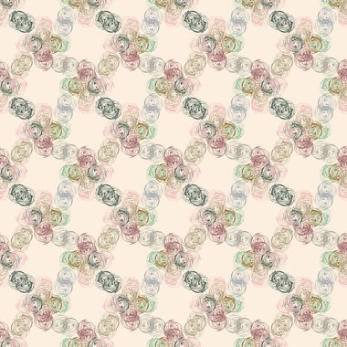 Soyut geometrik renkli seamless modeli, arka plan