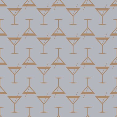 Tropik kokteyller renkli seamless modeli