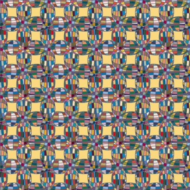 Renk seamless modeli ile işbirliği dünya küre.