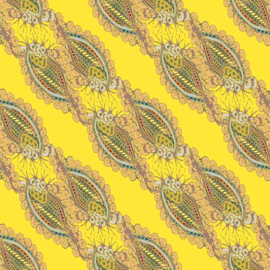 Soyut Dikişsiz renkli desen, vektör çizim