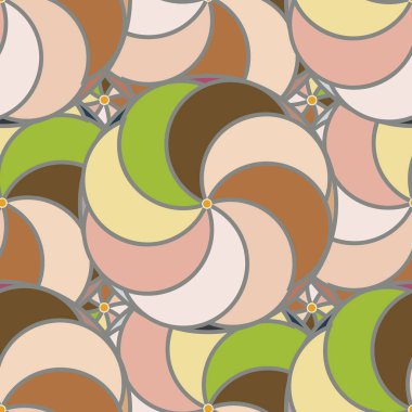 soyut geometrik renk desenli vektör çizimi