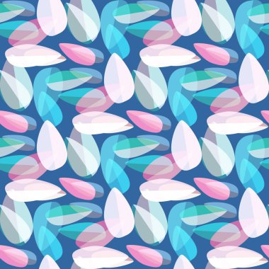 Parlak arka plan Dikişsiz desen çok renkli yapraklarda.