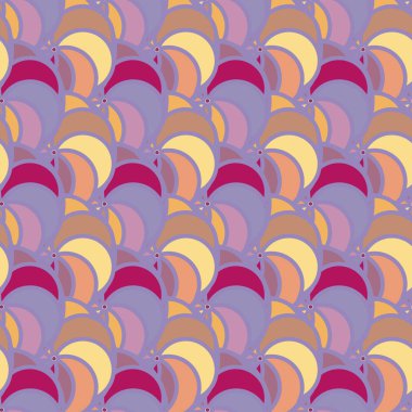 soyut geometrik renk desenli vektör çizimi