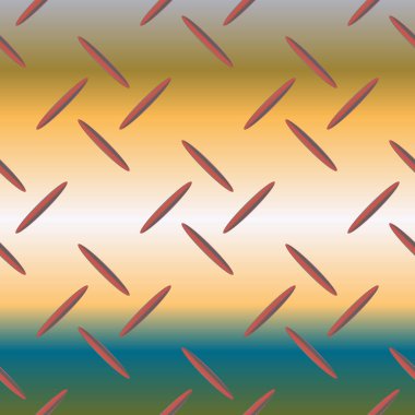 Metal ızgara Dikişsiz desen vektör çizim.