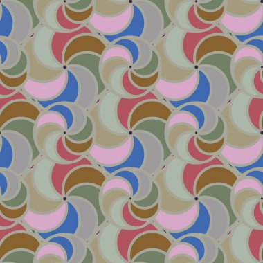 soyut geometrik renk desenli vektör çizimi