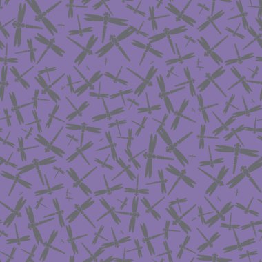 Dekoratif renkli seamless modeli ile şirin yusufçuk