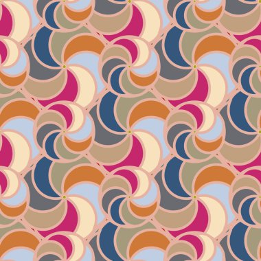 soyut geometrik renk desenli vektör çizimi