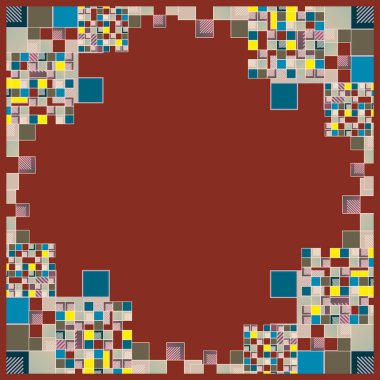 soyut geometrik renksiz desen