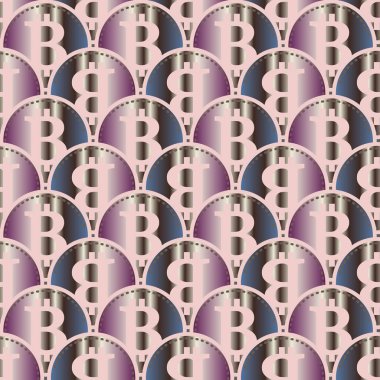 bitcoins parlak parlak pahalı sikkeleri ile Seamless modeli 