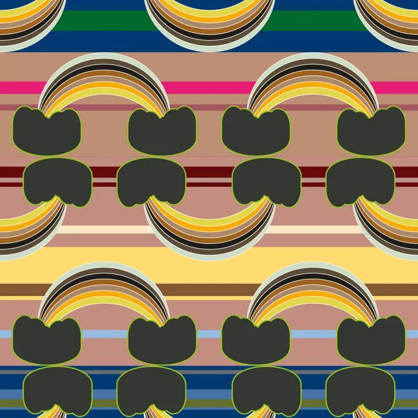 Gökkuşağı seamless modeli. Gökkuşağı Dizayn Tekstil, iç tasarım, keten, vb için. Şirin soyut çocuklar arka plan.