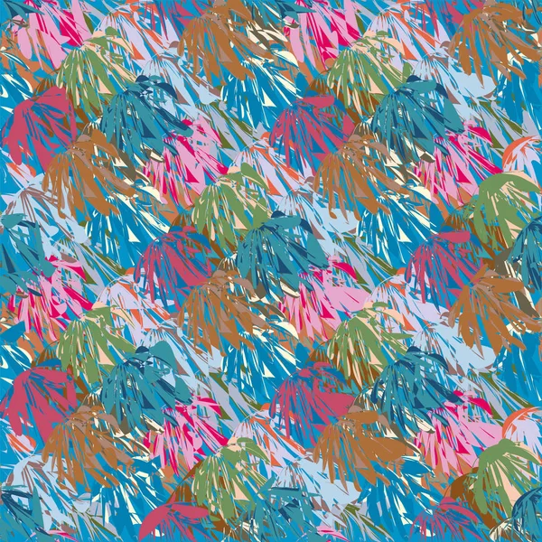 Soyut geometrik renkli seamless modeli, arka plan