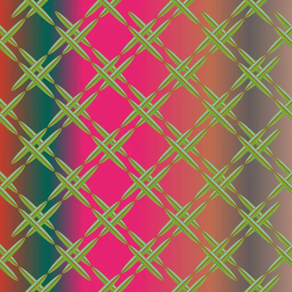 Illustration Vectorielle Motif Sans Couture Grille Métallique — Image vectorielle