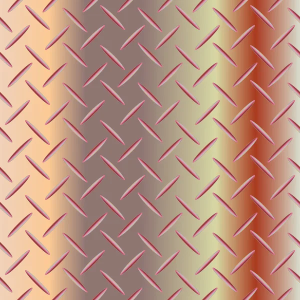 Vector Illustration Metal Grid Seamless Pattern — Stock Vector