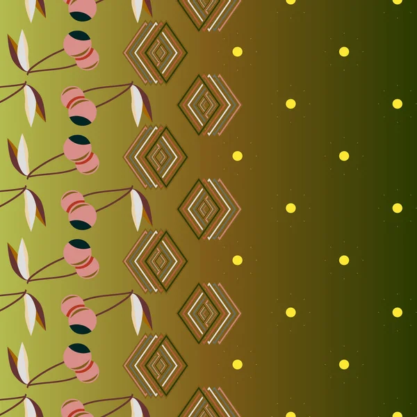 Cerezas Patrón Sin Costuras Bueno Para Envolver Textiles Fondos Pantalla — Vector de stock