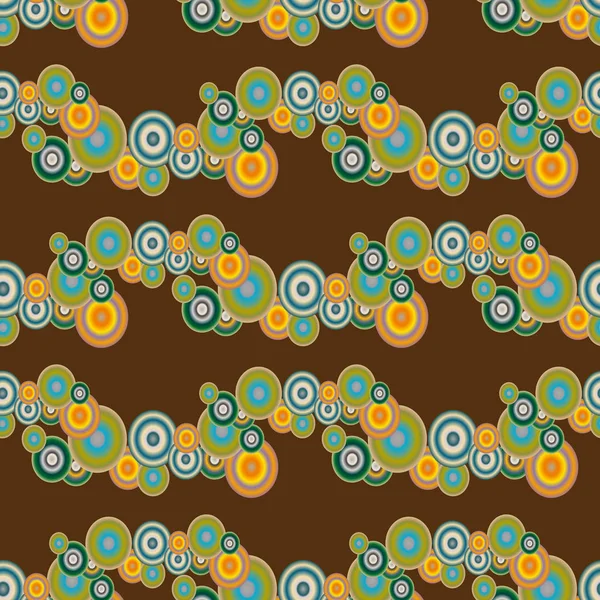 Soyut geometrik renkli seamless modeli daireler, arka plan ile