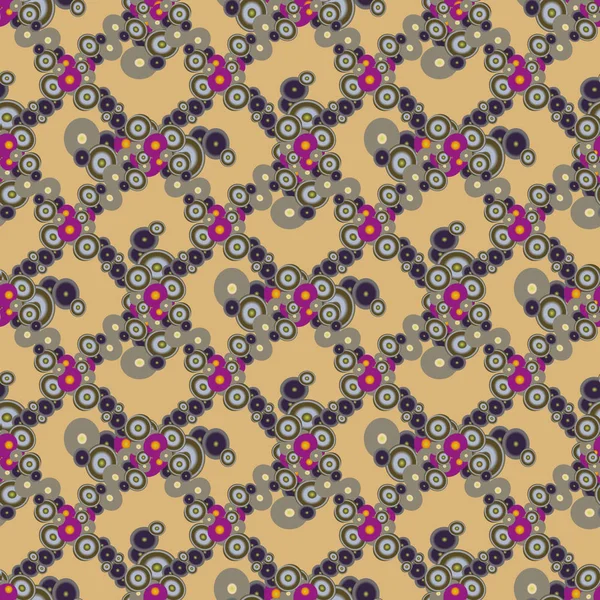 Soyut geometrik renkli seamless modeli daireler, arka plan ile