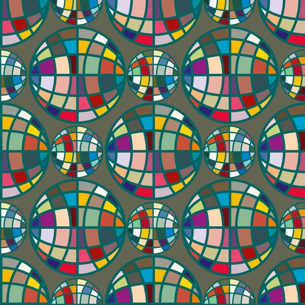 Renk seamless modeli ile işbirliği dünya küre.