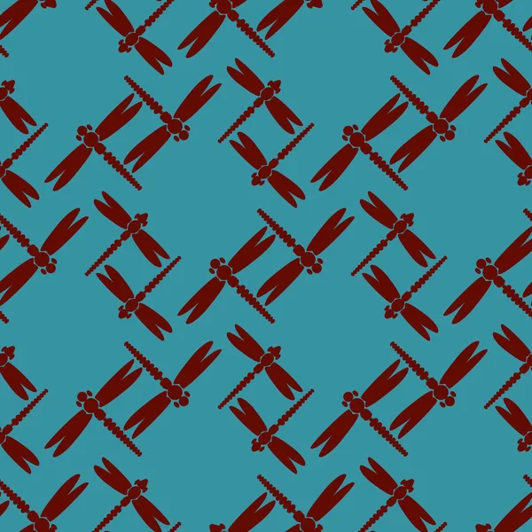 Dekoratif renkli seamless modeli ile şirin yusufçuk