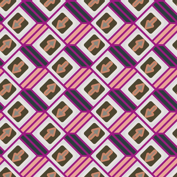 Ok düğmeleri ile Dikişsiz soyut desen