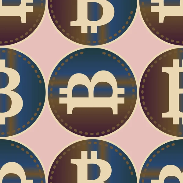 bitcoins parlak parlak pahalı sikkeleri ile Seamless modeli 