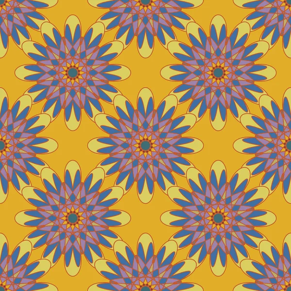  soyut çiçek geometrik Dikişsiz desen arka planı için