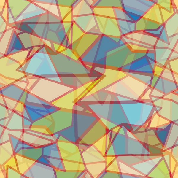 Abstracto Geométrico Patrón Inconsútil Colorido Para Fondo — Archivo Imágenes Vectoriales