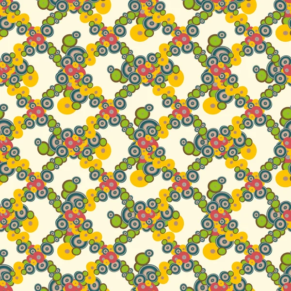 Soyut geometrik renkli seamless modeli daireler, arka plan ile