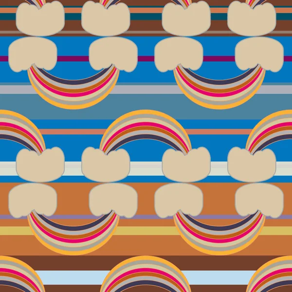 Gökkuşağı seamless modeli. Gökkuşağı Dizayn Tekstil, iç tasarım, keten, vb için. Şirin soyut çocuklar arka plan.