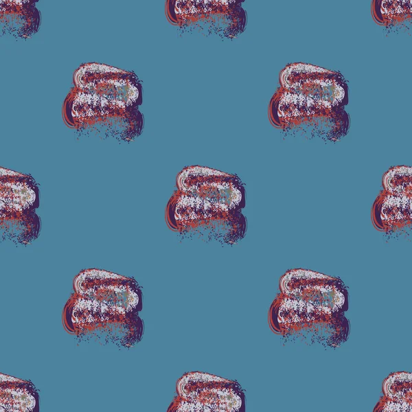 Bulutlar Dikişsiz desen şeklinde suluboya soyut leke.