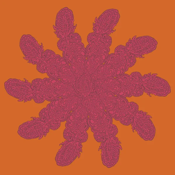 Stil zentangle yeni simetrik mandala doodle ile sanat esin kaynağı oldu. Duvar kağıdı, desen dolgularını, web sayfaları, yüzey dokuları için dekoratif nesne-ebilmek var olmak kullanılmış.