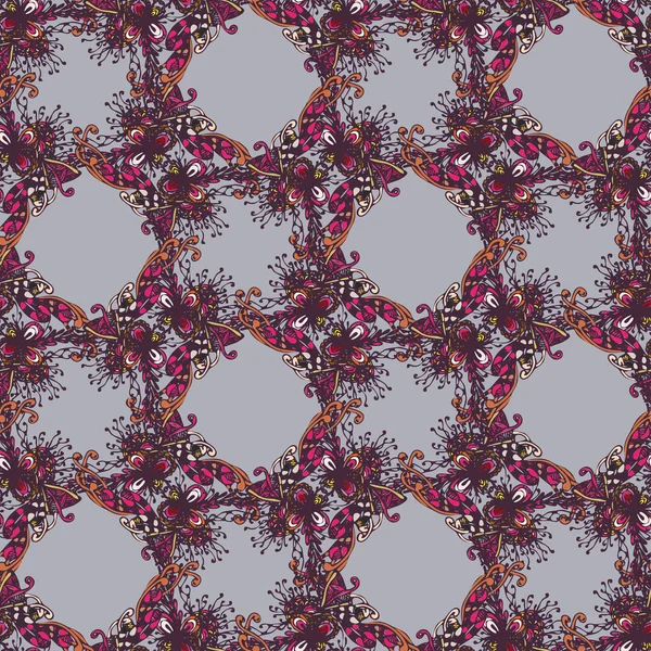 Soyut seamless modeli el yapımı doodle ile yeni tasarım çalışmaları için