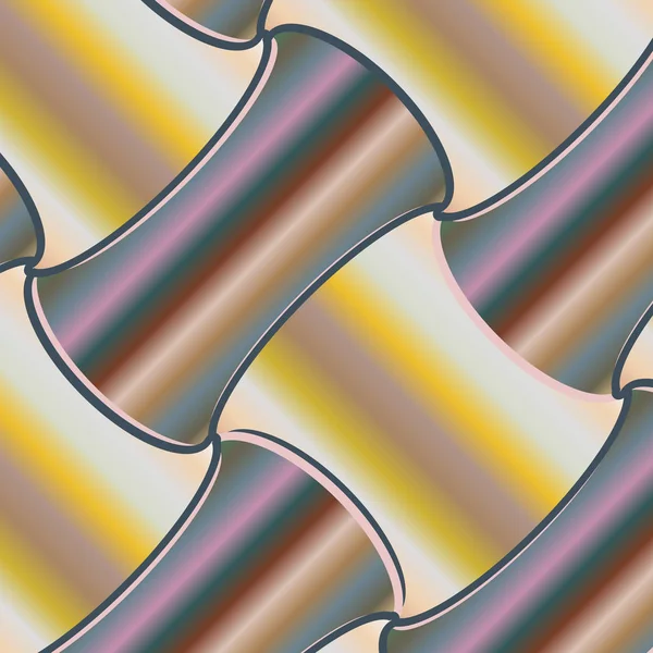 Abstracto Geométrico Colorido Patrón Vector Ilustración — Archivo Imágenes Vectoriales
