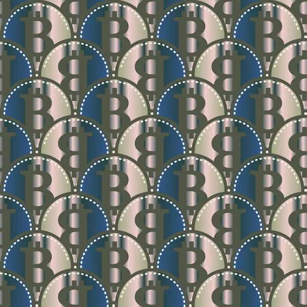 bitcoins parlak parlak pahalı sikkeleri ile Seamless modeli 