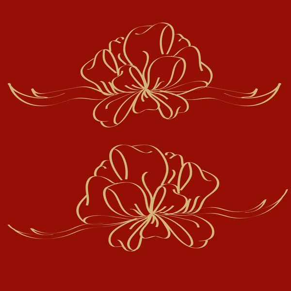 Renk arka plan üzerinde izole elle çizilmiş yay seti.