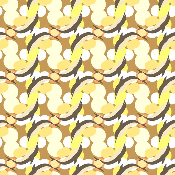 Yunuslar su altında çizim arka planı için bir sürü ile sorunsuz doku