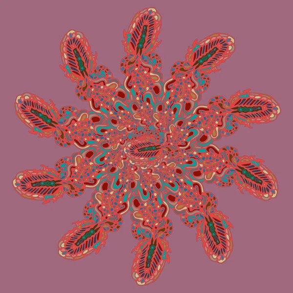 Stil zentangle yeni simetrik mandala doodle ile sanat esin kaynağı oldu. Duvar kağıdı, desen dolgularını, web sayfaları, yüzey dokuları için dekoratif nesne-ebilmek var olmak kullanılmış.