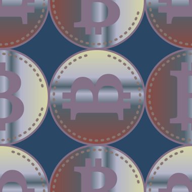 bitcoins parlak parlak pahalı sikkeleri ile Seamless modeli 