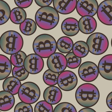 bitcoins parlak parlak pahalı sikkeleri ile Seamless modeli 