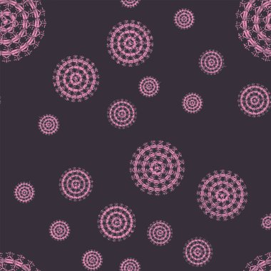 Yeni arka plan yaratıcı Soyut Fraktal desenli. Zemin için yumuşak hatları vintage desen. 