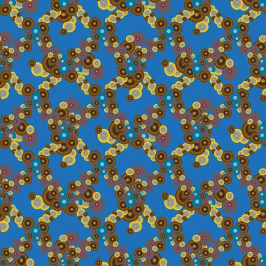 Soyut geometrik renkli seamless modeli daireler, arka plan ile