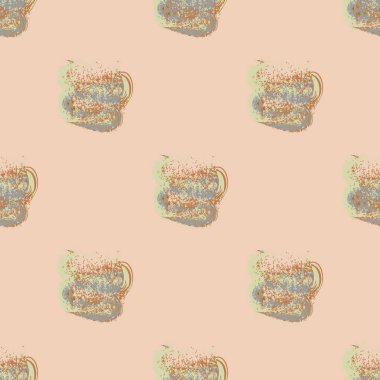 Bulutlar Dikişsiz desen şeklinde suluboya soyut leke.