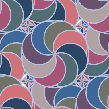 soyut geometrik renk desenli vektör çizimi