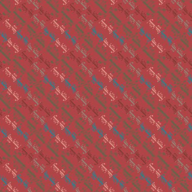 Arapça metin mutlu tatil çok renkli seamless modeli.