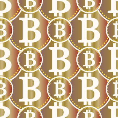 bitcoins parlak parlak pahalı sikkeleri ile Seamless modeli 