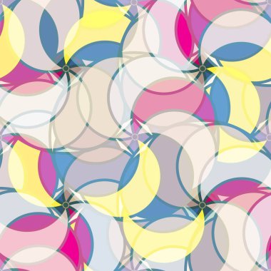 soyut geometrik renk desenli vektör çizimi