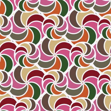 soyut geometrik renk desenli vektör çizimi