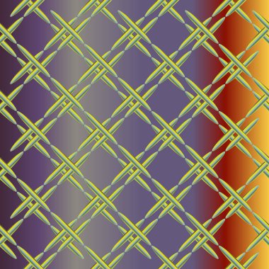 Metal ızgara Dikişsiz desen vektör çizim.