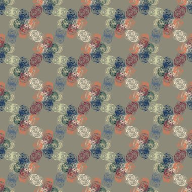 Soyut geometrik renkli seamless modeli, arka plan