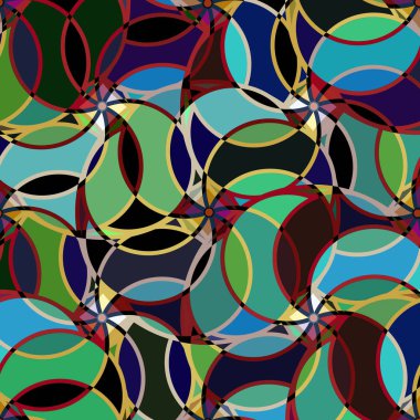 soyut geometrik renk desenli vektör çizimi